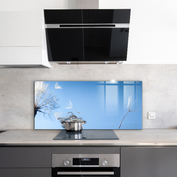 Foto achterwand keuken Tere paardenbloemen