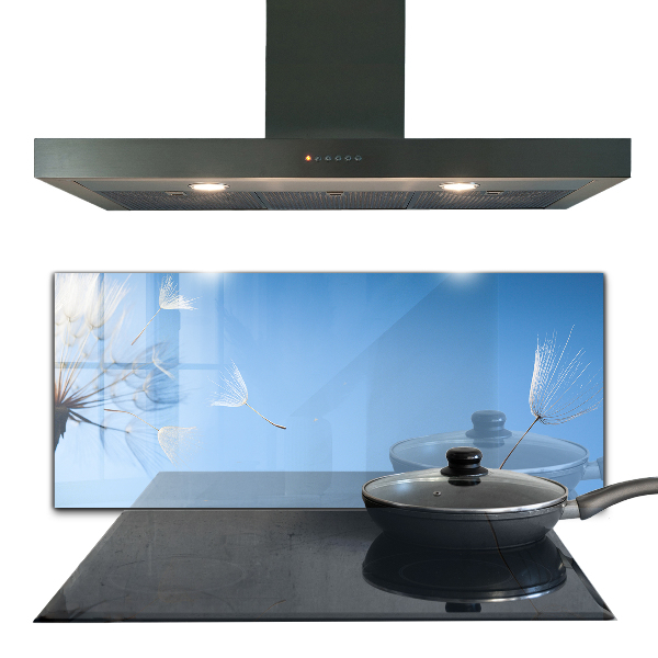 Foto achterwand keuken Tere paardenbloemen