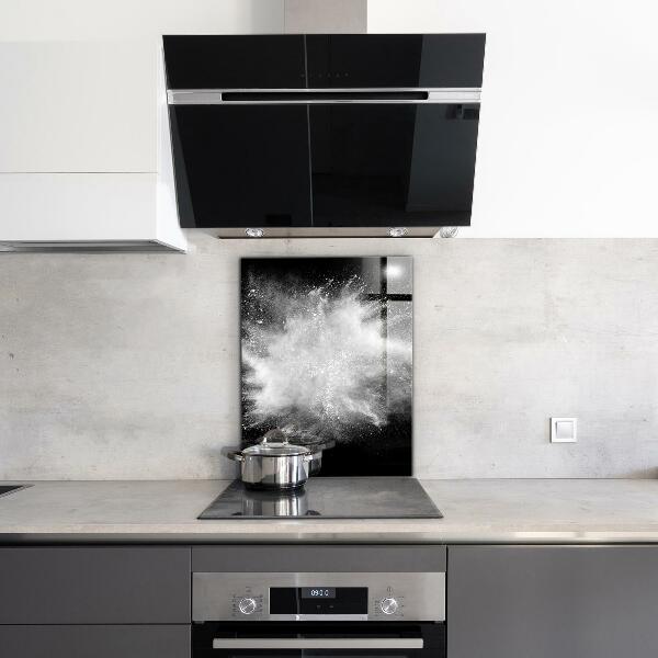 Spatplaat keuken Poederexplosie-abstractie