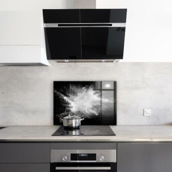 Spatplaat keuken Poederexplosie-abstractie