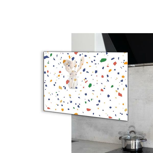 Foto achterwand keuken Terrazzo Terrazzo kiezels