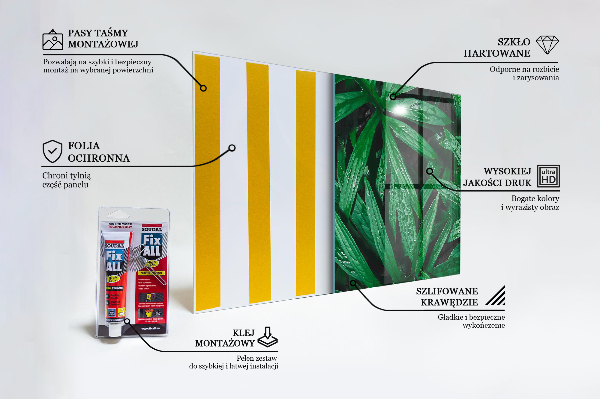 Achterwand keuken Exotische junglebladeren