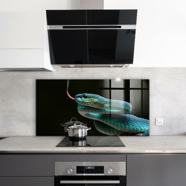 Keuken achterwand glas Slangen in het wild