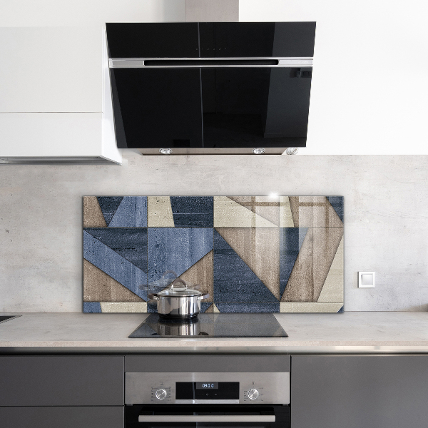 Spatscherm keuken glas Geometrische abstractie
