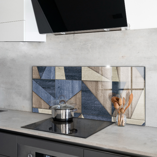 Spatscherm keuken glas Geometrische abstractie