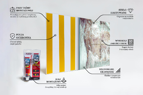 Achterwand keuken Marmersteenstructuur