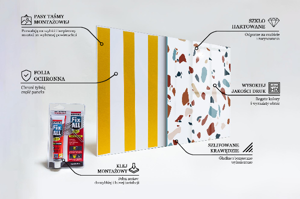 Foto achterwand keuken Terrazzosteen