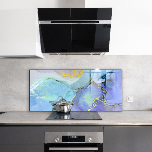 Spatplaat keuken Abstracte blauwe energie