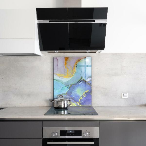 Spatplaat keuken Abstracte blauwe energie