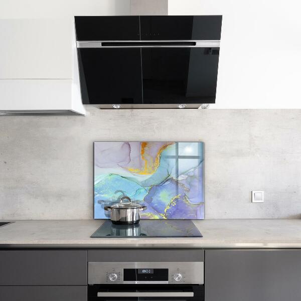 Spatplaat keuken Abstracte blauwe energie