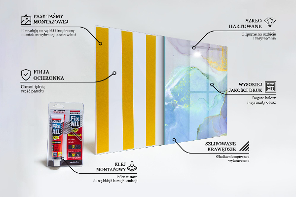 Spatplaat keuken Abstracte blauwe energie