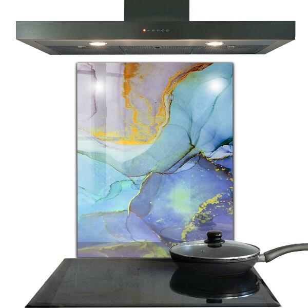 Spatplaat keuken Abstracte blauwe energie