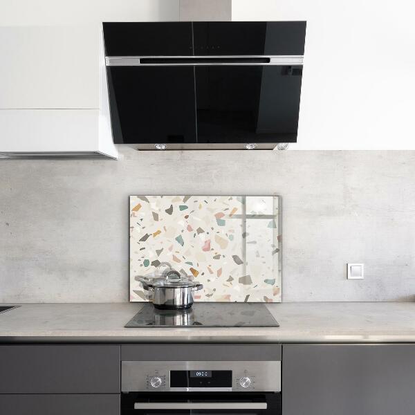 Spatscherm keuken glas Beige Terrazzo Terrazzo