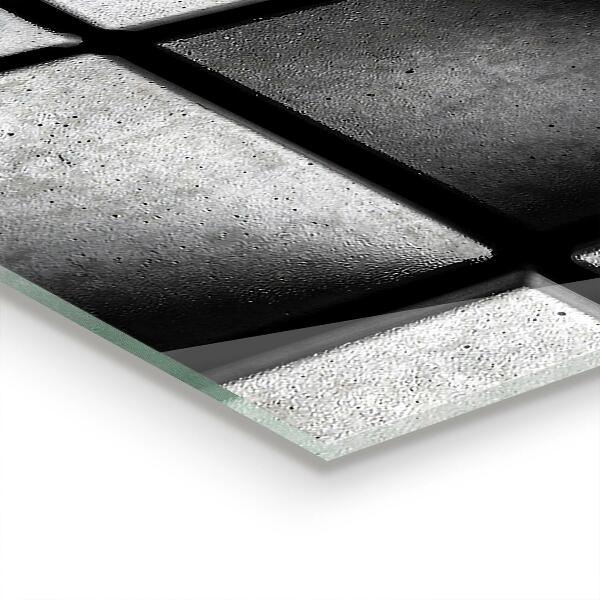 Spatscherm keuken glas Monochrome kubussen
