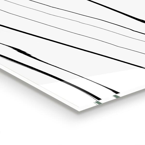 Foto achterwand keuken Structuur van wit marmer