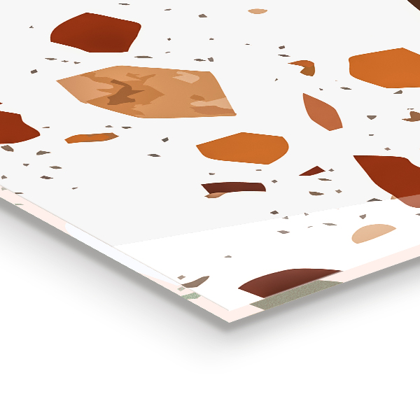 Spatscherm keuken glas Terrazzo Terrazzosteen