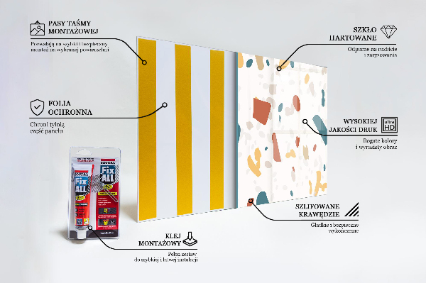 Achterwand keuken Terrazzo Terrazzosteen