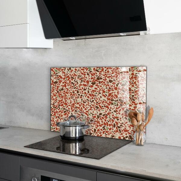 Keuken achterwand glas Terrazzo stenen structuur