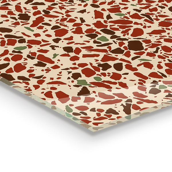 Keuken achterwand glas Terrazzo stenen structuur