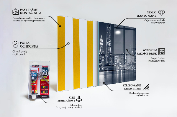 Keuken achterwand glas Brooklyn Bridge Manhattan