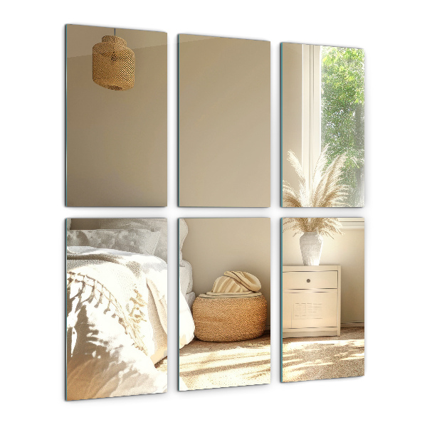 Spiegelglans tegels 6x20x20 cm