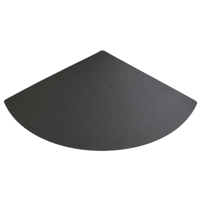 Kwartronde barbecue onderlegger terras 100x100 cm