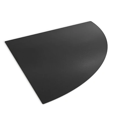 Vloerplaat voor houtkachel van zwart staal 100x100 cm