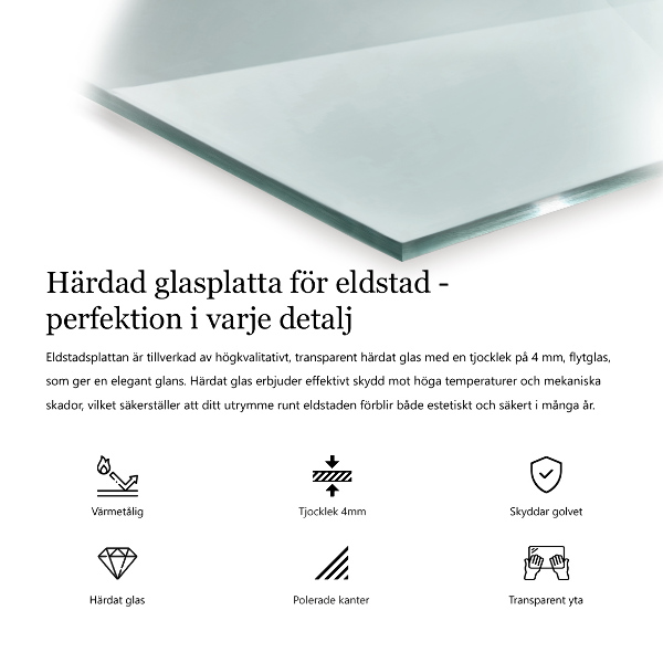 Vloerplaat voor kachel h40