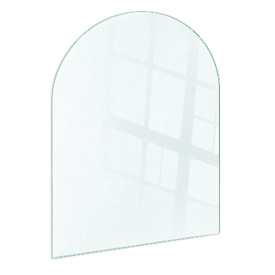 Semi-ovale semitransparante kachel vloerplaat 80x70 cm