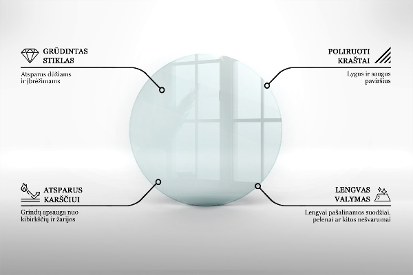 Vloerplaat voor kachel fi70 cm