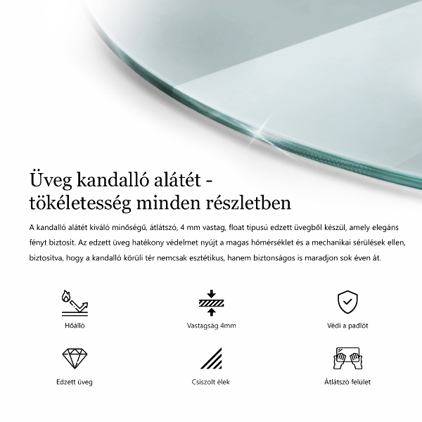 Vloerplaat voor kachel fi70 cm