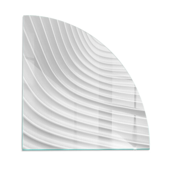 Vloerplaat voor houtkachel Golven van delicate lijnen