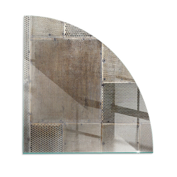 Plaat voor onder kachel Geperforeerd plaatpatroon