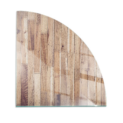 Vloerplaat voor houtkachel Houten bord in de lay-out