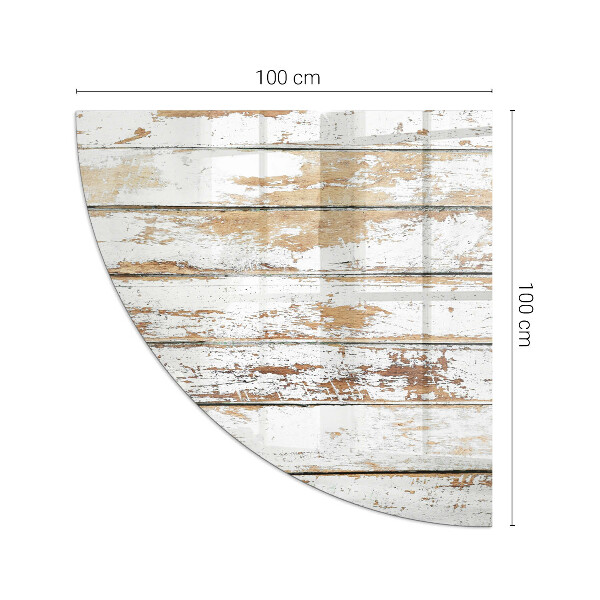 Vloerplaat openhaard Beschadigd houten bord