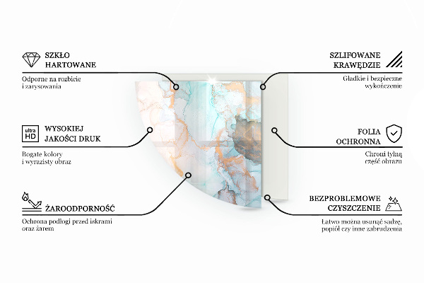 Vloerplaat openhaard Kleur Grijs