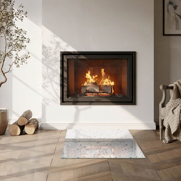 Vierkante kachel vloerplaat Patroon met kleine vormen