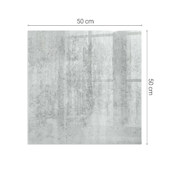 Vierkante vloerplaat voor kachel Ruwe betontextuur