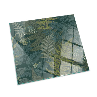 Vierkante kachel vloerplaat Plantenmotieven met vlinders