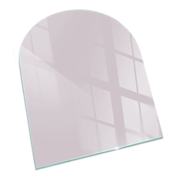 Halfovale vloerplaat voor houtkachel Kleur Lichtpaars