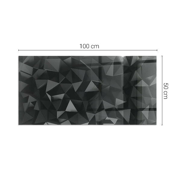 Rechthoekige vloerplaat voor kachel Driedimensionale geometrie