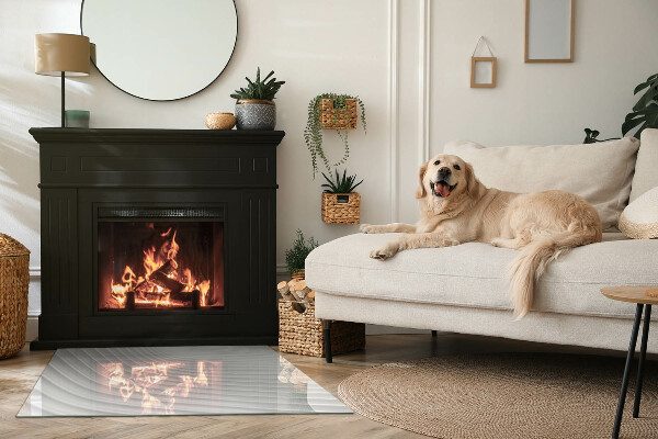 Rechthoekige kachel vloerplaat Golven van delicate lijnen