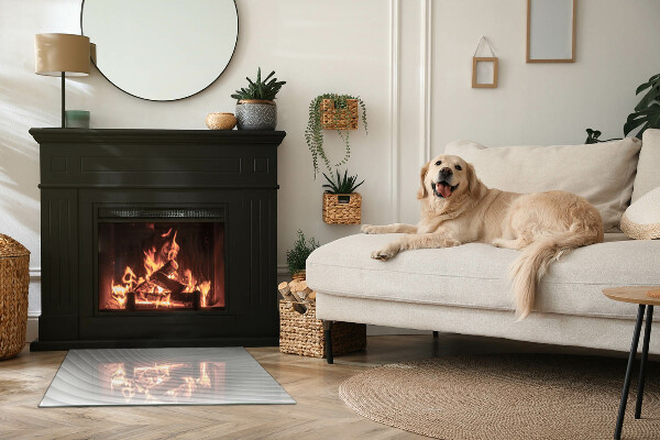 Rechthoekige kachel vloerplaat Golven van delicate lijnen