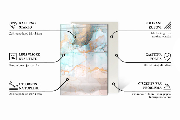 Rechthoekige vloerplaat voor houtkachel Geperforeerd plaatpatroon