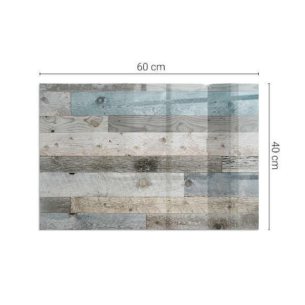 Rechthoekige vloerplaat voor kachel Planken in verschillende tinten
