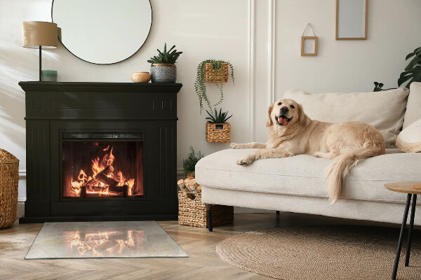 Rechthoekige kachel vloerplaat Natuursteenpatroon