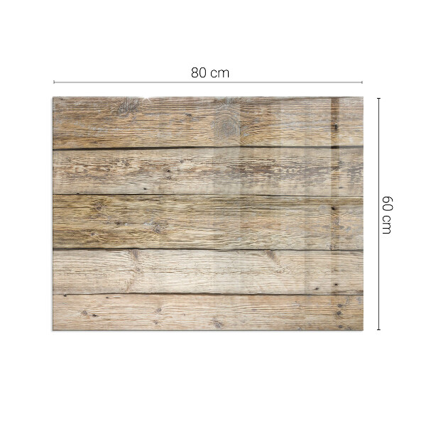 Rechthoekige vloerplaat voor kachel Textuur van houten planken