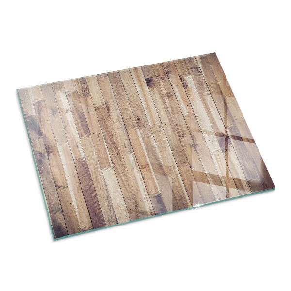 Rechthoekige kachel vloerplaat Houten bord in de lay-out