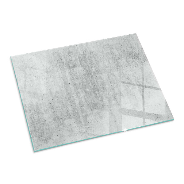 Rechthoekige vloerplaat voor kachel Ruwe betontextuur