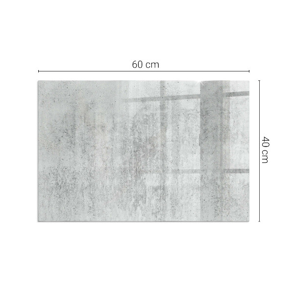 Rechthoekige vloerplaat voor kachel Ruwe betontextuur